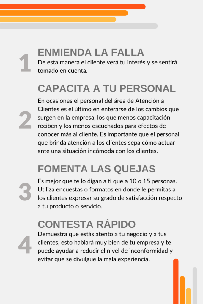 Quejas de los clientes